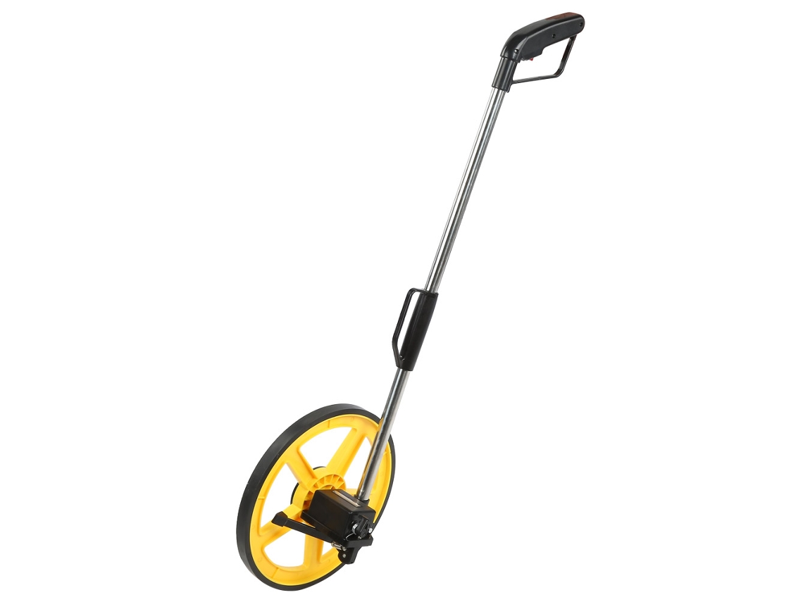 Roda Medidora de Distância Dobrável com Led, Tpr, 0 9999.9m, 1ft, para Trabalho e Construção