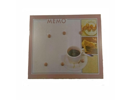 Tabla memo metal 45 x 36 cm