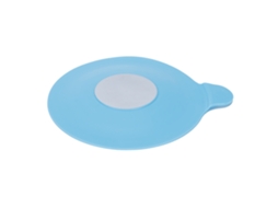 Tampa De Dreno De Silicone Com Ventosa Para Banheiro Cozinha Azul