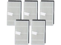 Kit Com 5 Filtros De Reposição Para O Aspirador Robô Blaupunkt
