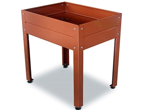 Mesa de Cultivo para Huerto Urbano 80 X 60 Cm X 81 Cm Marrón Lacado GYC
