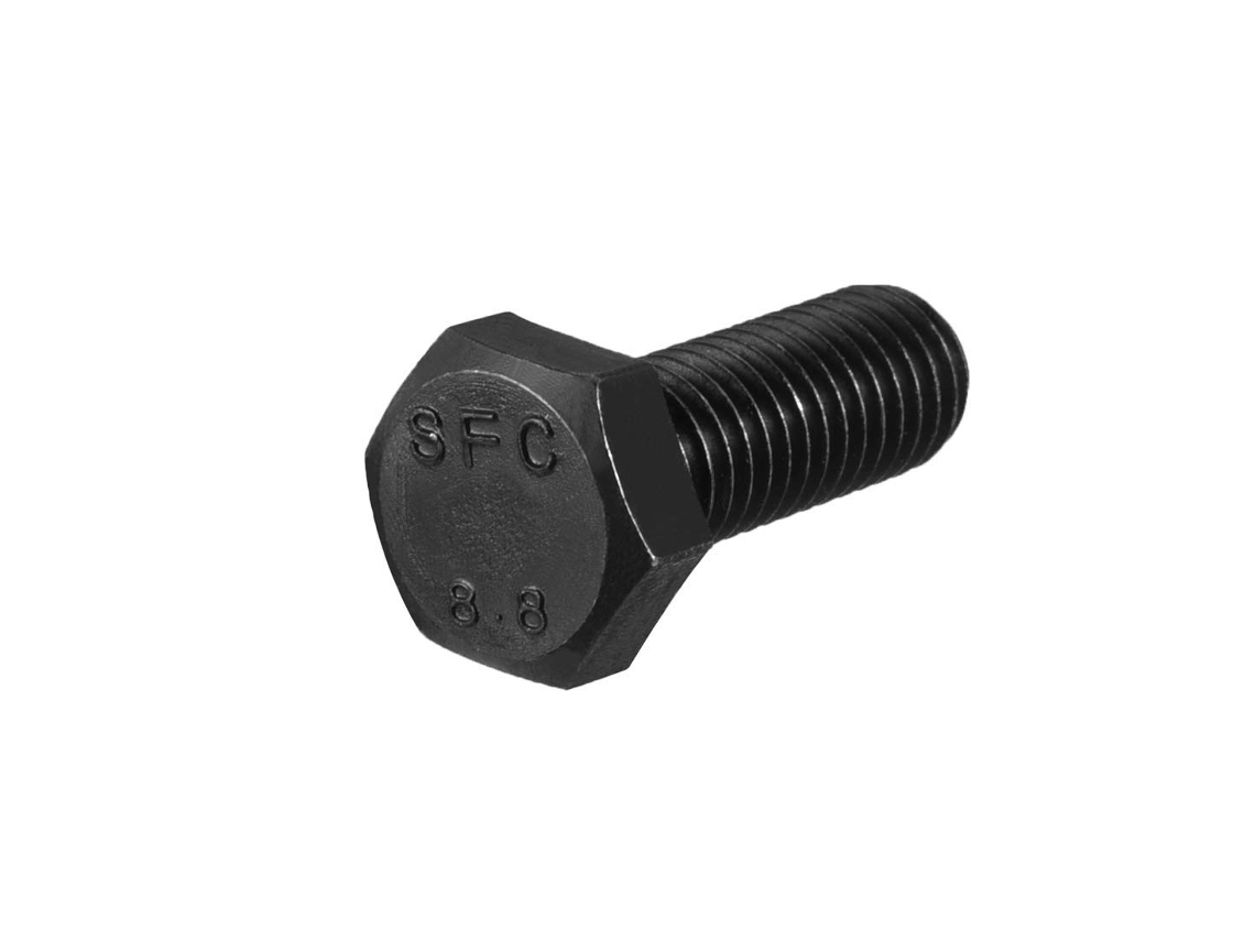 Parafusos De Fixação Com Cabeça Sextavada M10x20 Mm, Aço Carbono 8.8