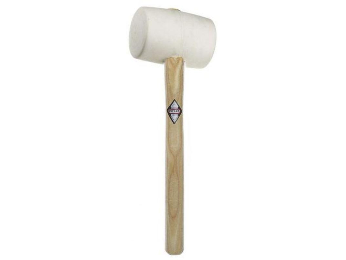 Maza de borracha branca (75 mm x 800 g) PICARD