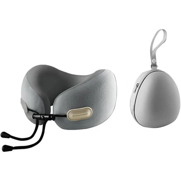 Travesseiro De Viagem Para O Pescoço Em Espuma Viscoelástica, Com Design Ergonômico E Leve, Ideal Para Viagens De Carro, Avião E Longas Viagens