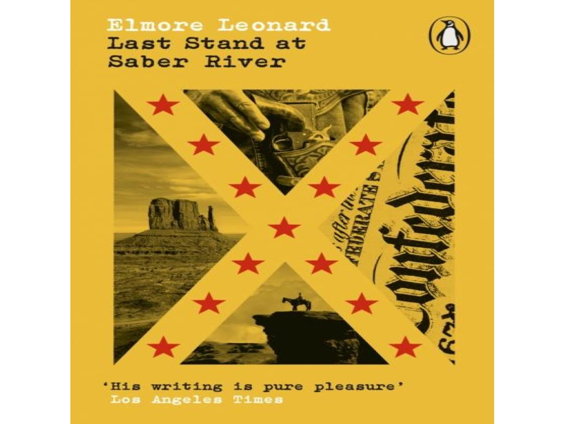 Livro Last Stand at Saber River de Elmore Leonard (Inglês)