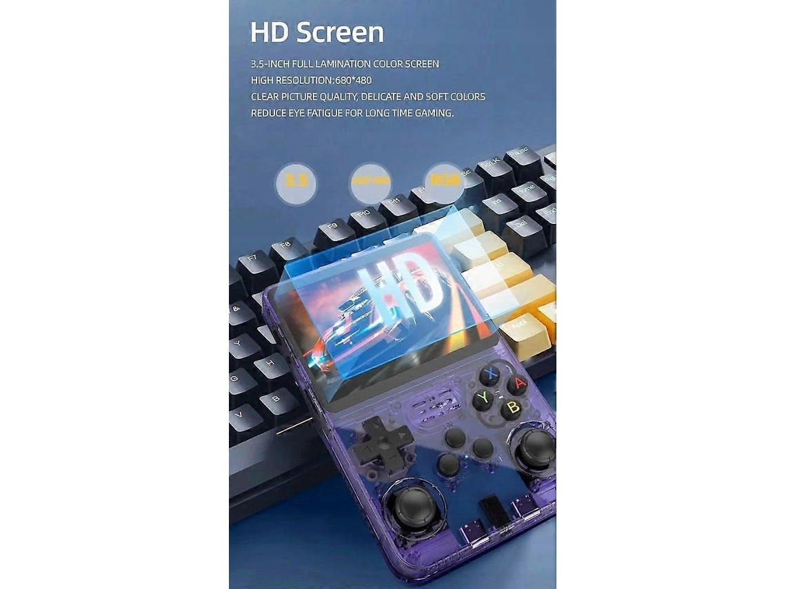 Console De Jogos Portátil Retrô R36s, 3,5 Polegadas Nostalgia88