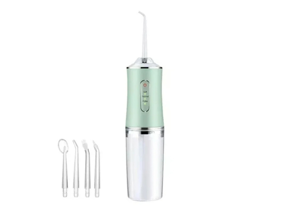 Irrigador Oral Yizhood Flosser De Água Sem Fio Verde