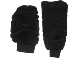 Capas De Câmbio Fáceis De Instalar, Conjunto De 2, Pelúcia Preta.