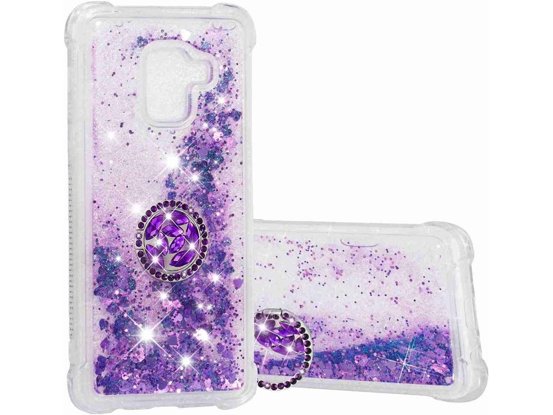 Capa Samsung Galaxy A8 2018 HONGWE. Púrpura