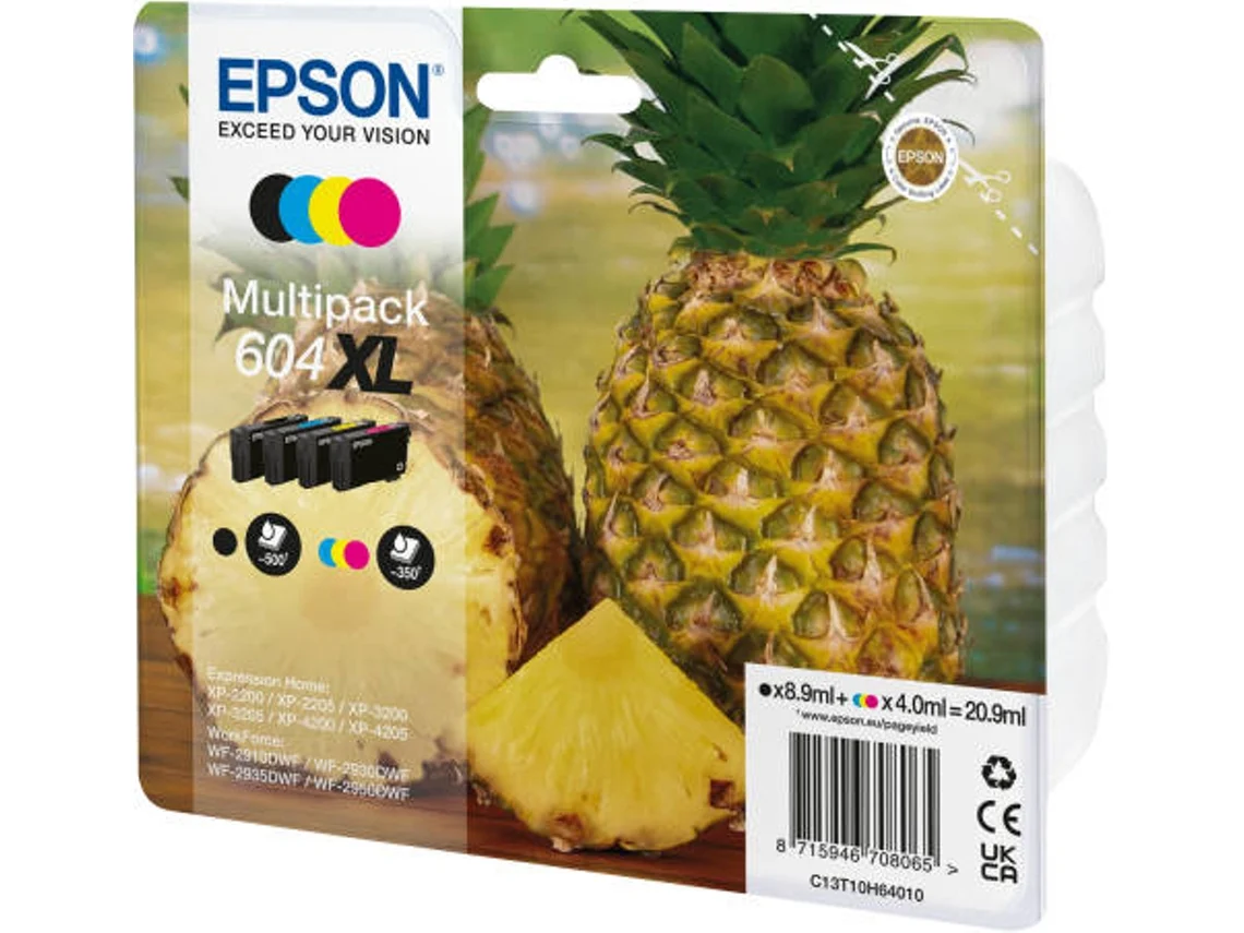 Pack Enc 4 Tinteiros EPSON 604XL (Outlet Caixa Aberta )
