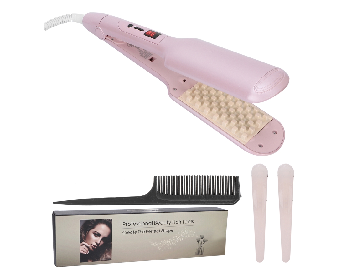 2026 plancha de Cabelo Ondulador Volumizador com Grade, Ondulador para Penteado com Cerâmica