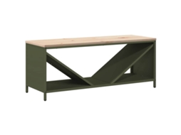 Maison Exclusive - Suporte Para Lenha Com Tampo De Madeira 100,5x35,5x40 Cm