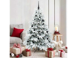 Vidaxl Árvore De Natal Artificial Com 150 Leds Branco 150 Cm Pe E Pvc