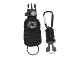 Kit de Sobrevivência com 12 Acessórios, Preto BRILVIBERA