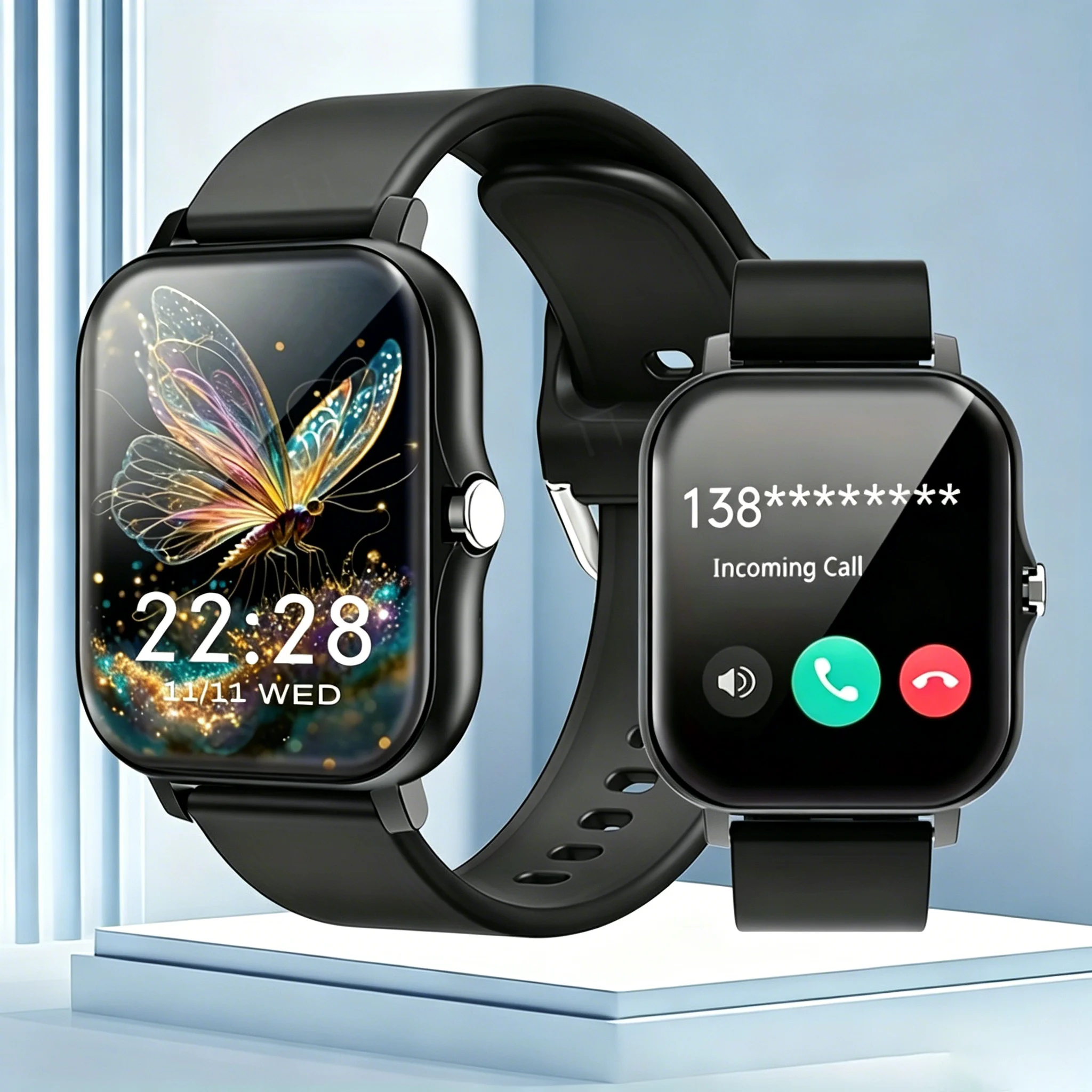 (preto) Novo Smartwatch De 1,83 Polegadas Com Suporte Para Chamadas Sem Fio