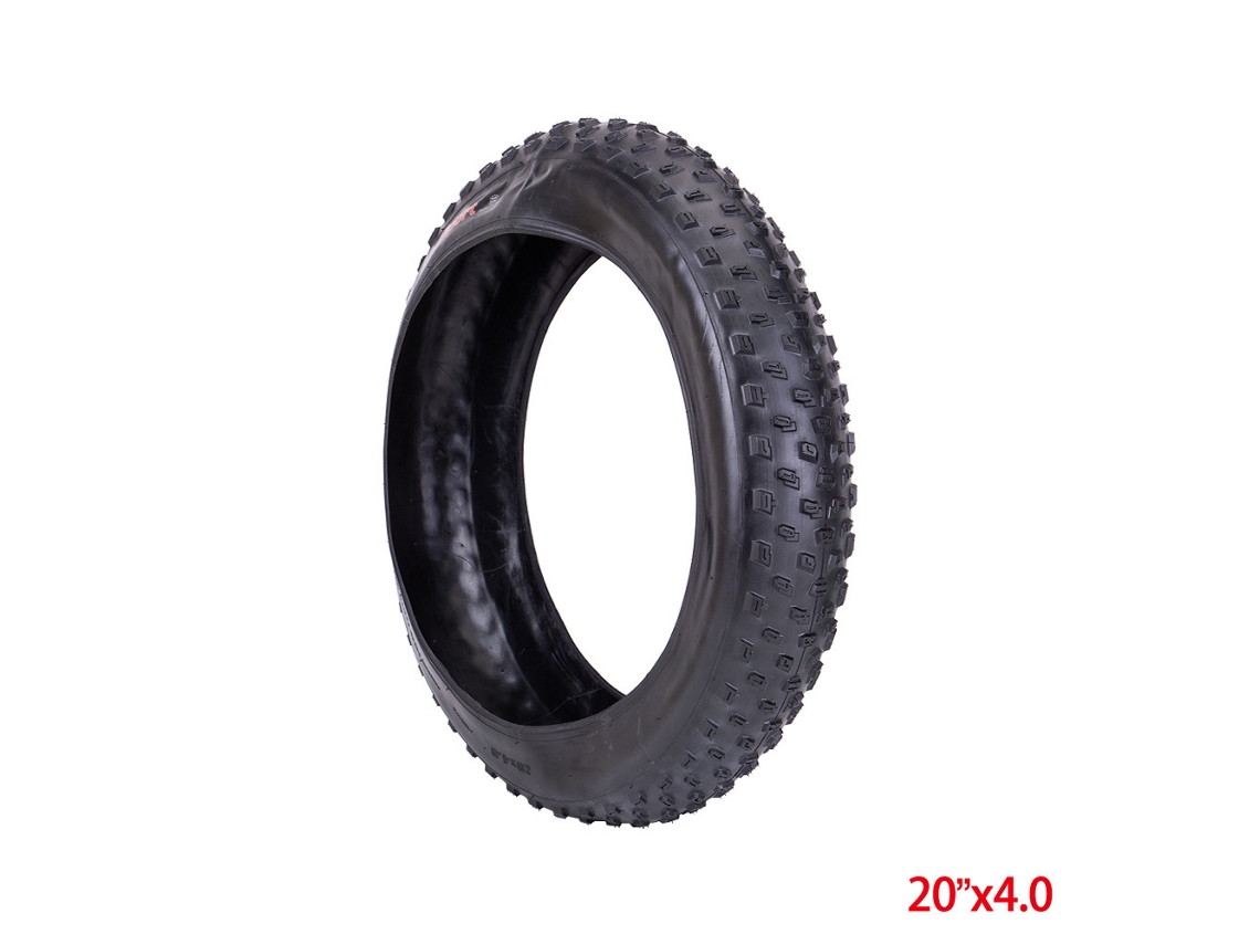 Pneu De Bicicleta Gordo Plegável 20x3.0 Polegadas Borracha Para Neve Praia Substituição Resistente A Furões