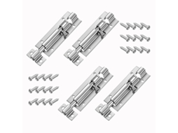 Parafusos De Segurança Para Fechadura, 4 Peças, Aço Inoxidável, Cilindro De Porta Deslizante