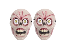 Laxiscreed Conjunto De Tatuagem Facial Halloween E Batom De Longa Duração Para Cosplay