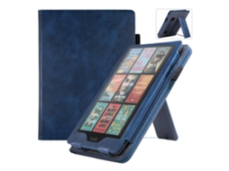 Capa Panoona Para Kindle Paperwhite 7 Polegadas 12ª Geração 2024 Com Suporte Integrado E Pulseira De Mão Azul