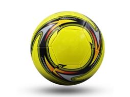 Bola Futebol Tamanho 5 Amarela Grossa 21,5cm ZYBLSSBB