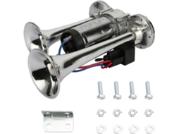 Buzinas de ar para caminhão e trem, 600dB, com compressor, kit de buzina elétrica
