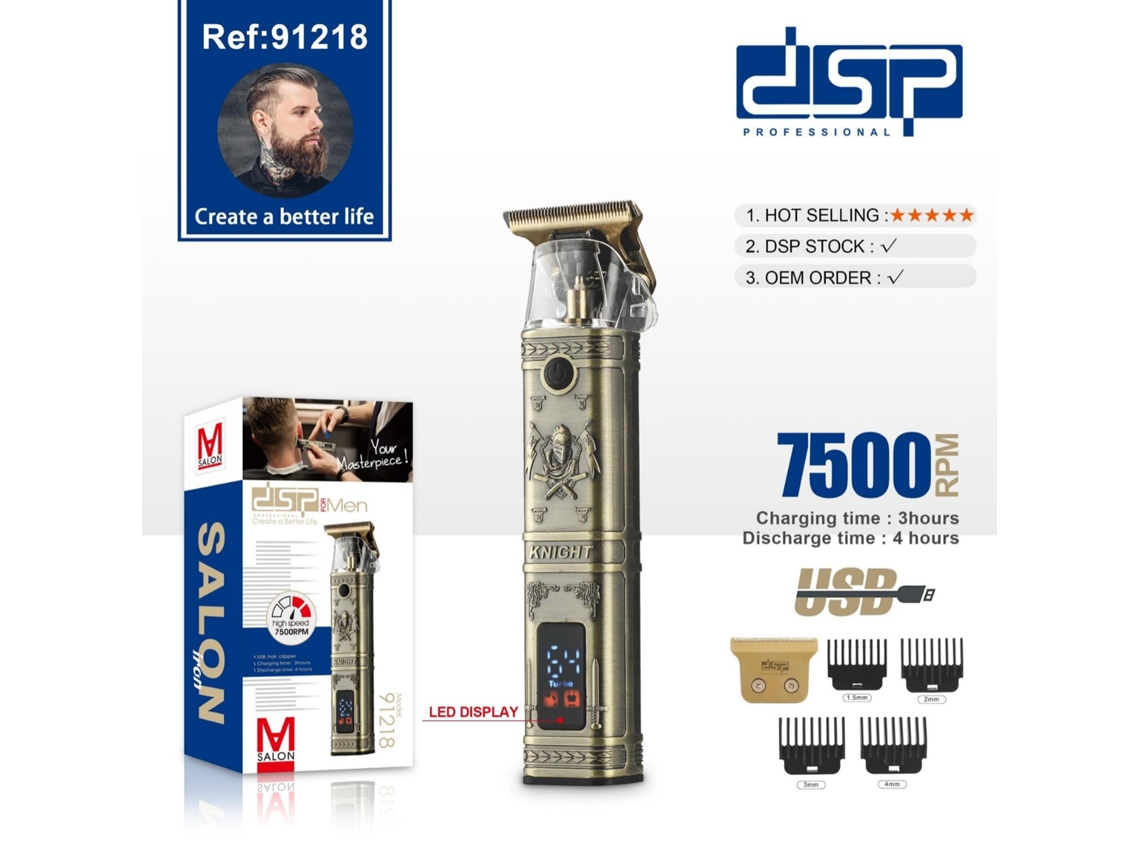 Máquina de cortar cabelo elétrica recarregável via USB para homens, ferramentas de corte, alisador de cabelo, aparador de cabelo elétrico, para cabeças raspadas MDUG
