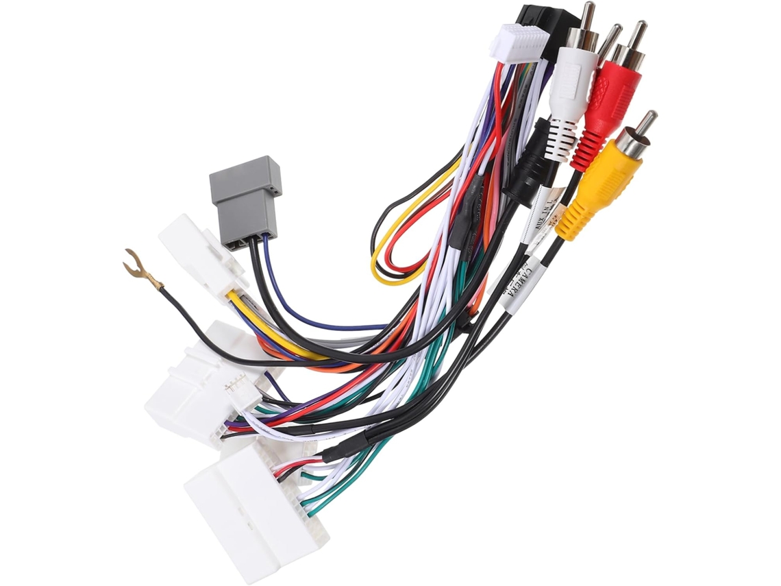Chicote De Fiação De Áudio Automotivo Para Sistema De Som Do Carro