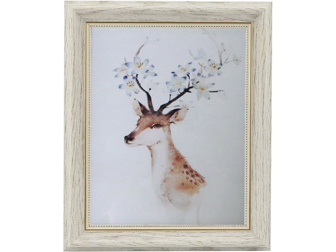 Marco De Fotos Vintage Branco 13x18cm Borda Grossa Para Escritório E Parede - Casamentos