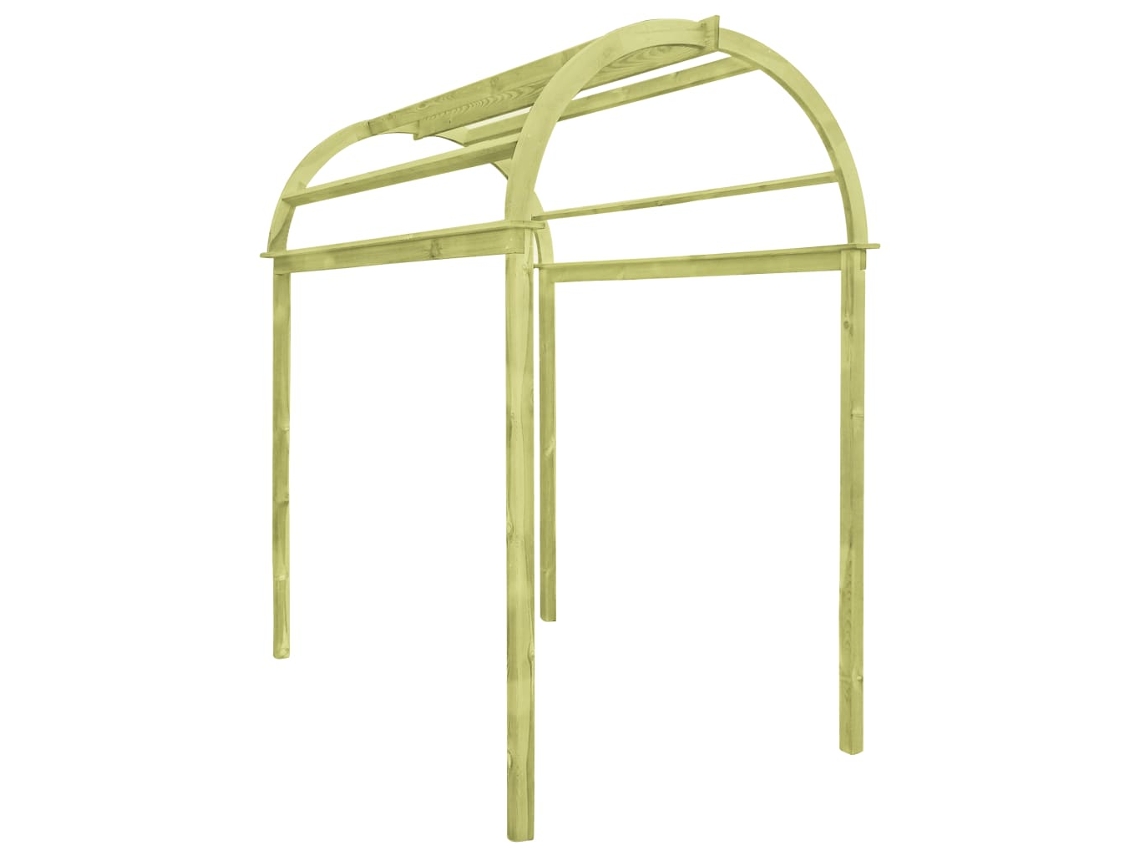Vidaxl Arco Em Treliça 125x150x235 Cm Pinho Impregnado