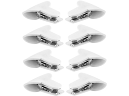 Conjunto Vicasky com 8 alfinetes acolchoados e antiderrapantes para fixação segura de capas de edredom.