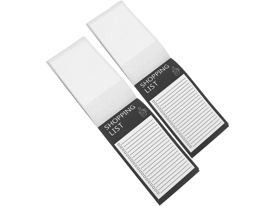 Conjunto De 2 Blocos De Notas Magnéticos Para Geladeira Com Design Exclusivo Em Inglês, Ideais Compras,
