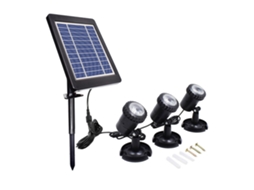 Rebe-kit De Lâmpada Submersível Solar Led Com Sensor De Luz, 2 Modos Ajustáveis, Resistência Ip68 E Bateria Recarregável 2200mah