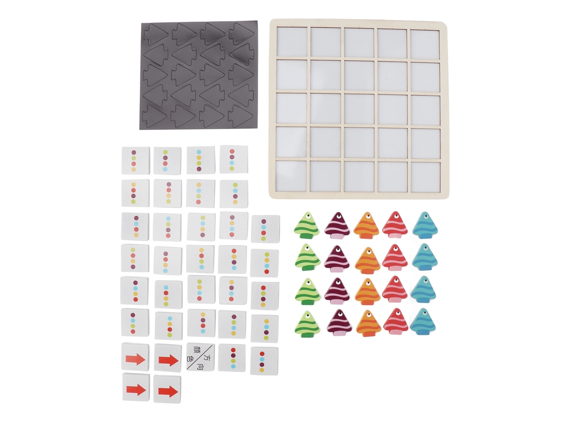 Juego De Aciertos De Colores De Peces Magnético Madera Bordes Redondeados Juguete Mesa