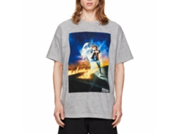 Rockinstone Back To The Future Movie Go Go Go Heather Gray Adult T-shirt Size:m