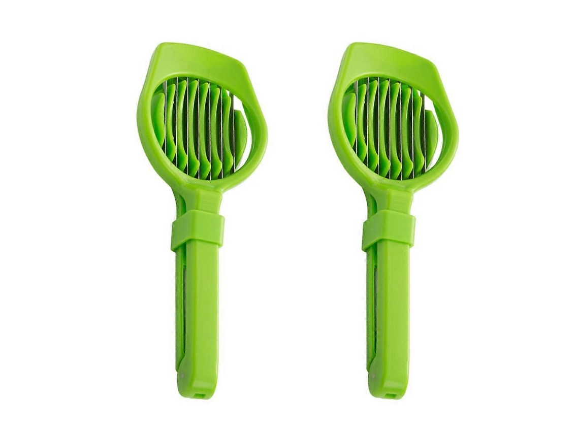 Cortador De Legumes E Frutas, Economize Tempo Na Cozinha, 19,5 X 7 X 1,5 Cm, 2 Unidades Everley891