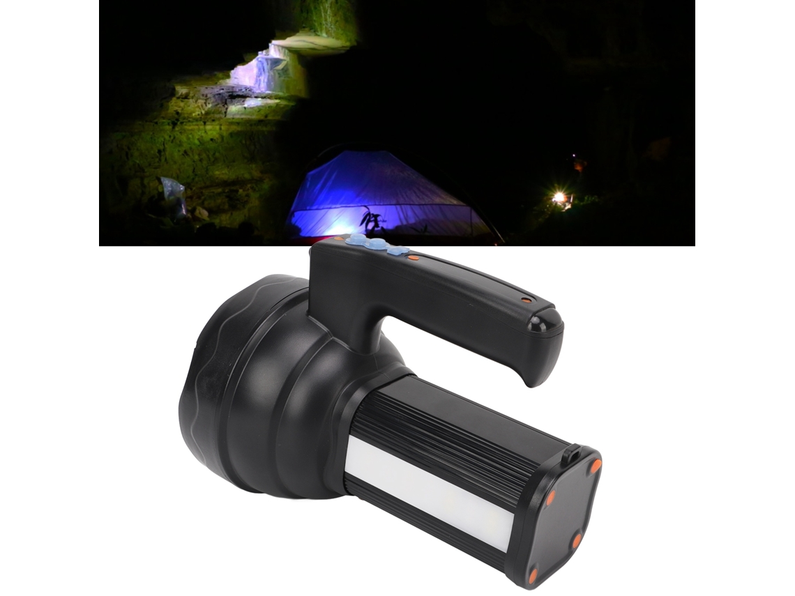 Holofote Superbrilhante, Bateria Recarregável, Lanterna Led De Alta Potência Com Suporte Dobrável Para Atividades Ao Ar Livre E Us Aquaforge