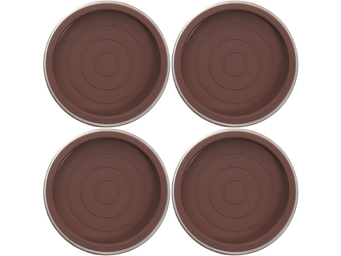Homoyoyo Conjunto De 4-protetores Borracha Para Pés Móveis, Batentes Antiderrapantes Para Rodinhas De Tapete, Protetores