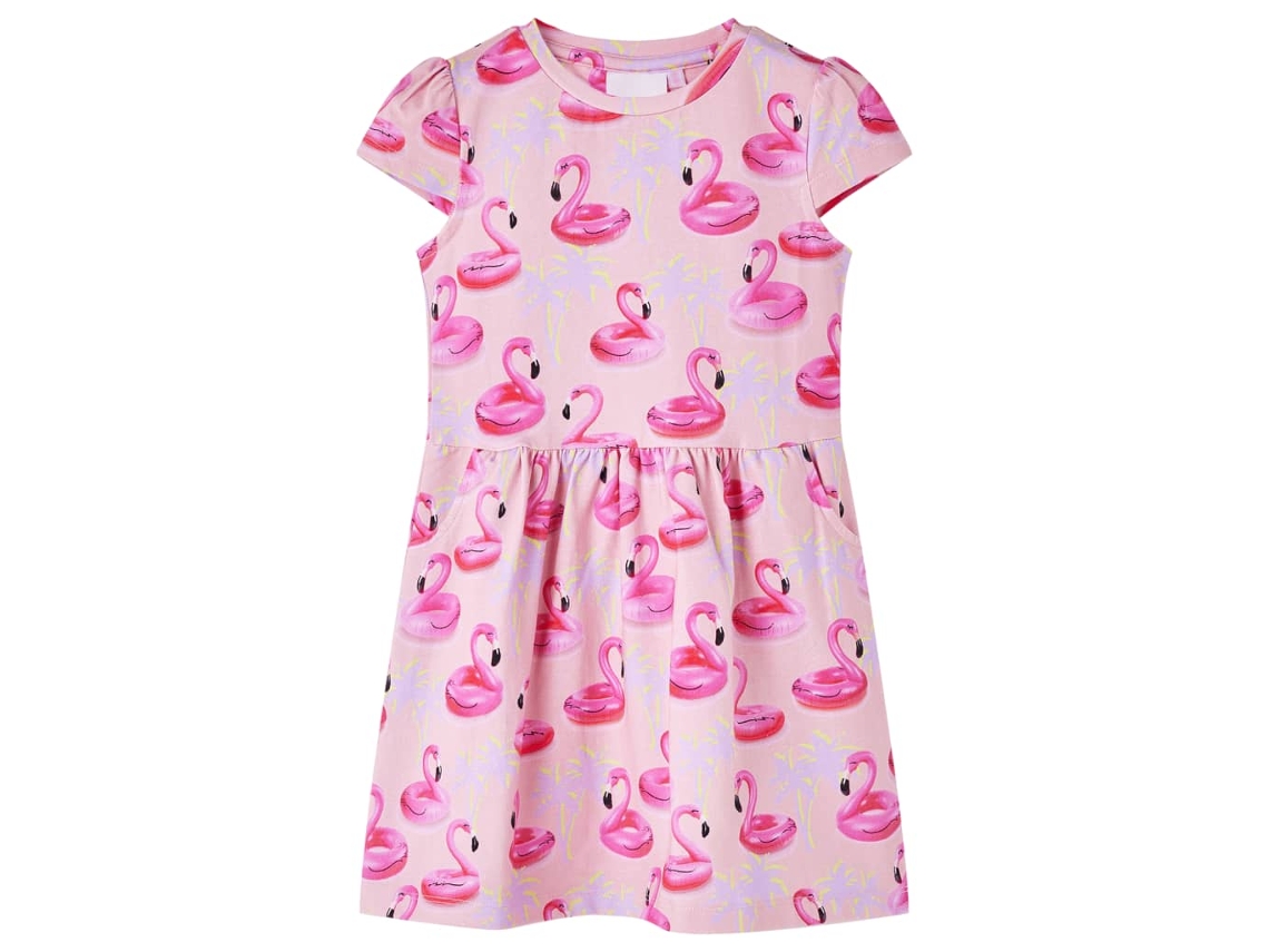 Vestido Para Criança Rosa-claro 104