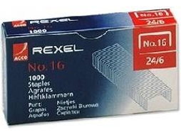 Agrafos REXEL N.º 24/6 (1000 un)