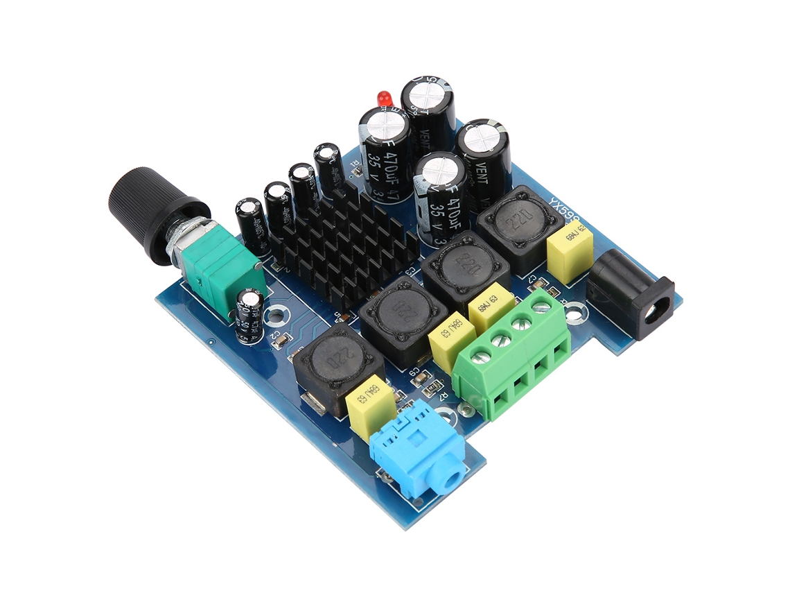 Laxiscreed Mini Amplificador Digital Estéreo Dual Com Som Hifi De Alta Qualidade