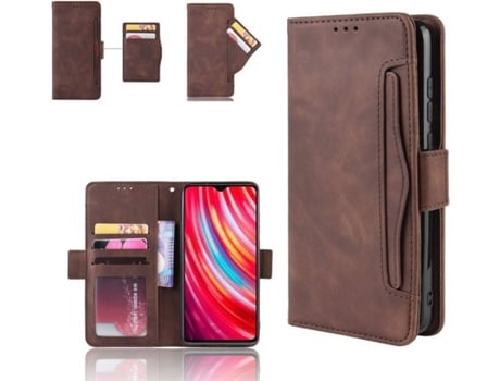 Capa ZTE Blade V30 Vita/V2022 HFS-HOUSE 5 Slot (Castanho)