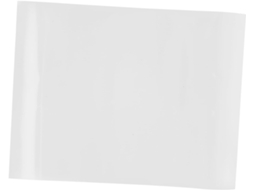 Folha Lenticular Invisível Stobaza em Pet Branco, Resistente À Deformação, Acessório Versátil para Shows de Má