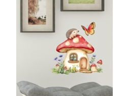 Adesivos de parede Jm Life com desenho animado de borboletas pequenas para decoração de quarto infantil (2 conjuntos)