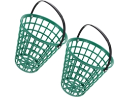 Cesta De Plástico Para Bolas De Golfe De 2 Peças