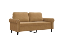 2-seater Sofa, 2-seater Sofas Vidaxl Marrom Veludo (n/a)