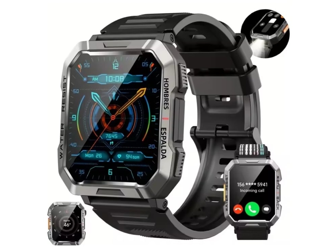 Smartwatch BLACKVIEW W60 Relógios Robustos Preto