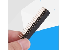 3 Peças De Pinos Macho Duplo Em Ângulo Retto De 2x20 Pinos, 2.54mm, Para Raspberry Pi