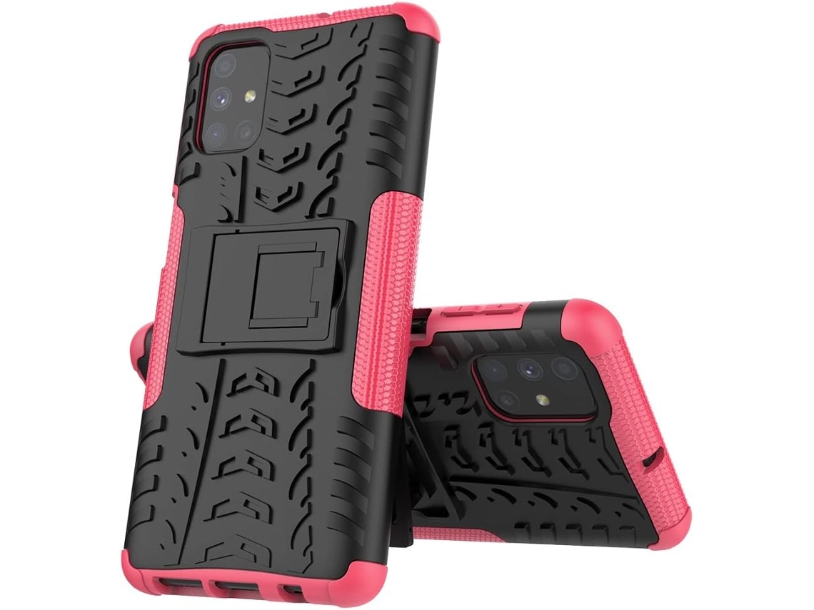 Capa Protetora Párachoques Choques para Samsung HONGWE. Resistente Verde
