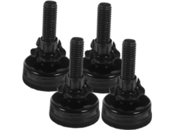 Shineofi Conjunto De 4 Pés Niveladores Ajustáveis Para Móveis, Extensores De Rosca Para Pés Cadeiras E Mesas
