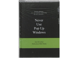 Livro Never Use Pop Up Windows de Anneloes Van Gaalen (Inglês - Capa Dura)